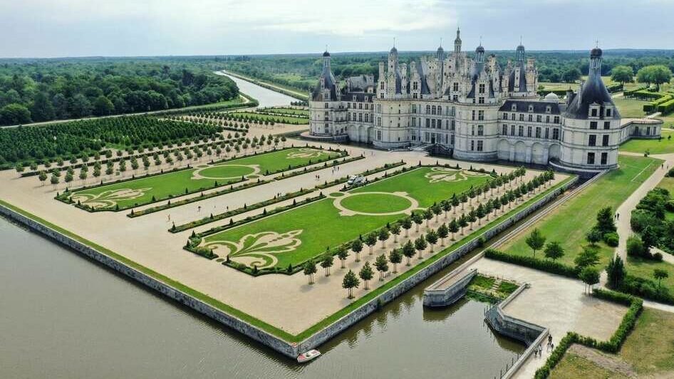 great view today at Chateau de Chambord