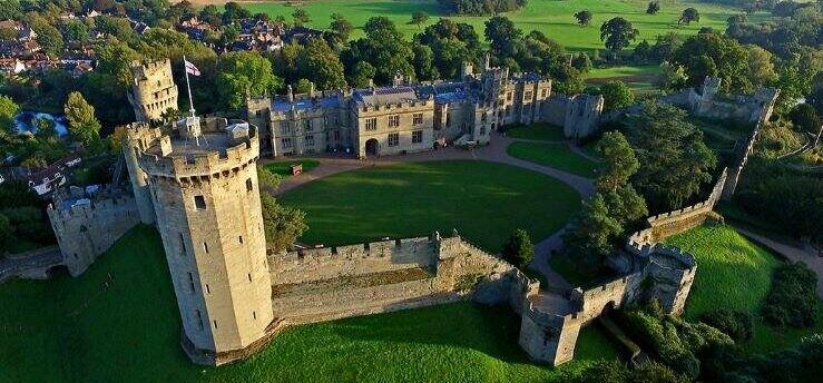 warwick castle in england